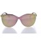 Женские сонцезащитные очки Классика 10218 чёрные с лаймовой линзой . Photo 2