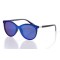Женские сонцезащитные очки Классика 10220 чёрные с синий линзой . Photo 1