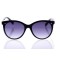 Женские сонцезащитные очки Классика 10221 чёрные с фиолетовой линзой . Photo 2