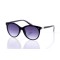 Женские сонцезащитные очки Классика 10221 чёрные с фиолетовой линзой . Photo 1