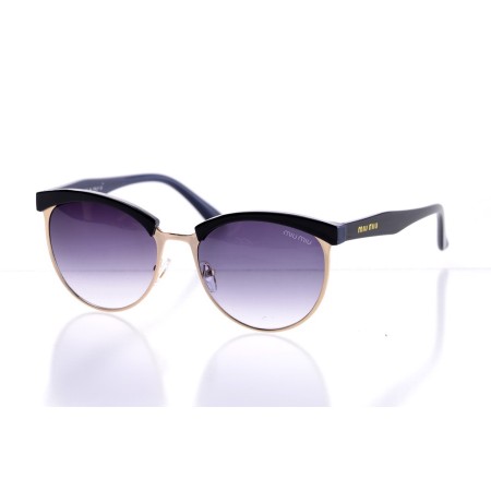 Жіночі сонцезахисні окуляри Класика 10226 чорні з сірою лінзою 