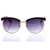 Женские сонцезащитные очки Классика 10227 чёрные с серой линзой 