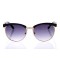 Женские сонцезащитные очки Классика 10228 золотые с серой линзой . Photo 2
