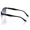 Женские сонцезащитные очки Классика 10228 золотые с серой линзой 