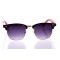 Женские сонцезащитные очки Классика 10232 чёрные с фиолетовой линзой . Photo 2
