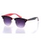 Женские сонцезащитные очки Классика 10232 чёрные с фиолетовой линзой . Photo 1