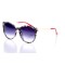 Женские сонцезащитные очки Классика 10235 принт с синий линзой . Photo 1