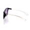 Женские сонцезащитные очки Классика 10236 чёрные с фиолетовой линзой . Photo 3