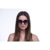 Жіночі сонцезахисні окуляри Класика 10236 чорні з фіолетовою лінзою 