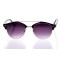 Женские сонцезащитные очки Классика 10276 золотые с фиолетовой линзой . Photo 2
