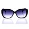 Женские сонцезащитные очки Классика 10287 чёрные с синий линзой . Photo 2
