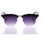 Женские сонцезащитные очки Классика 10307 чёрные с фиолетовой линзой . Photo 2