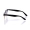 Женские сонцезащитные очки Классика 10307 чёрные с фиолетовой линзой . Photo 3