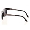 Жіночі сонцезахисні окуляри 8370 чорні з чорною лінзою 