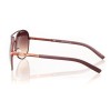 Чоловічі сонцезахисні окуляри Краплі 7358 бронзові з коричневою лінзою 