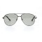 Чоловічі сонцезахисні окуляри Краплі 10907 срібні з прозорою лінзою . Photo 2