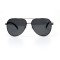 Мужские сонцезащитные очки Капли 11290 чёрные с чёрной линзой . Photo 2