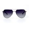 Мужские сонцезащитные очки Капли 11297 серебряные с фиолетовой линзой . Photo 2