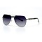 Мужские сонцезащитные очки Капли 11297 серебряные с фиолетовой линзой . Photo 1