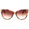 Жіночі сонцезахисні окуляри 8404 коричневі з коричневою лінзою . Photo 2