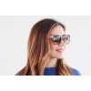 Жіночі сонцезахисні окуляри 8404 коричневі з коричневою лінзою 