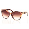 Жіночі сонцезахисні окуляри 8404 коричневі з коричневою лінзою 