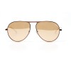 Чоловічі сонцезахисні окуляри Краплі 11305 бронзові з коричневою лінзою 