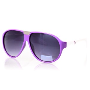 Чоловічі сонцезахисні окуляри Класика 4507 фіолетові з сірою лінзою 