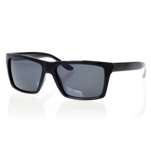 Чоловічі сонцезахисні окуляри Класика 7470 чорні з чорною лінзою 