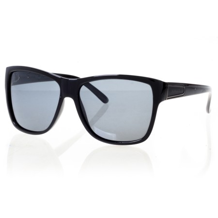 Мужские сонцезащитные очки 7461 чёрные с чёрной линзой 