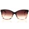 Женские сонцезащитные очки 8408 коричневые с коричневой линзой . Photo 2