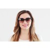 Женские сонцезащитные очки 8408 коричневые с коричневой линзой 
