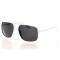 Чоловічі сонцезахисні окуляри Класика 8543 білі з чорною лінзою . Photo 1