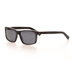 Мужские сонцезащитные очки Классика 10573 чёрные с чёрной линзой 
