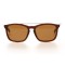 Мужские сонцезащитные очки Классика 10579 коричневые с коричневой линзой . Photo 2