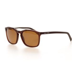 Чоловічі сонцезахисні окуляри Класика 10579 коричневі з коричневою лінзою 
