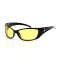 Чоловічі сонцезахисні окуляри Спорт 9265 чорні з жовтою лінзою . Photo 1