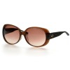 Armani сонцезахисні окуляри 9777 коричневі з коричневою лінзою 
