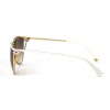 Armani сонцезахисні окуляри 11929 білі з коричневою лінзою 
