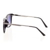 Жіночі сонцезахисні окуляри 8437 чорні з чорною лінзою 