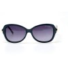 Bvlgari сонцезащитные очки 11167 синие с чёрной линзой 