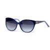 Bvlgari сонцезахисні окуляри 11499 сині з синьою лінзою 