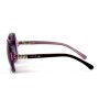 Bvlgari сонцезахисні окуляри 12118 фіолетові з чорною градієнт лінзою 