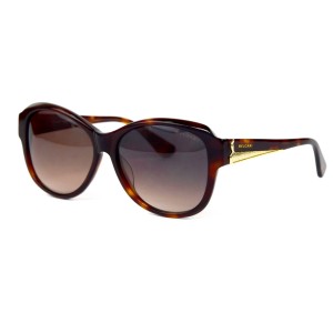 Bvlgari сонцезащитные очки 12120 леопардовые с коричневой линзой 