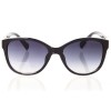 Жіночі сонцезахисні окуляри 8438 чорні з чорною лінзою 