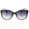 Женские сонцезащитные очки 8438 чёрные с чёрной линзой . Photo 2