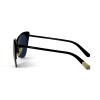 Bvlgari сонцезахисні окуляри 12174 чорні з чорною лінзою 
