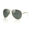 Cartier сонцезахисні окуляри 8667 металік з чорною лінзою 