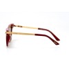 Cartier сонцезахисні окуляри 11283 червоні з коричневою лінзою 