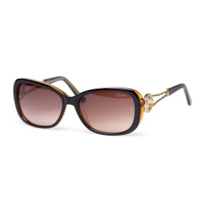 Cartier сонцезахисні окуляри 11502 коричневі з коричневою лінзою 
